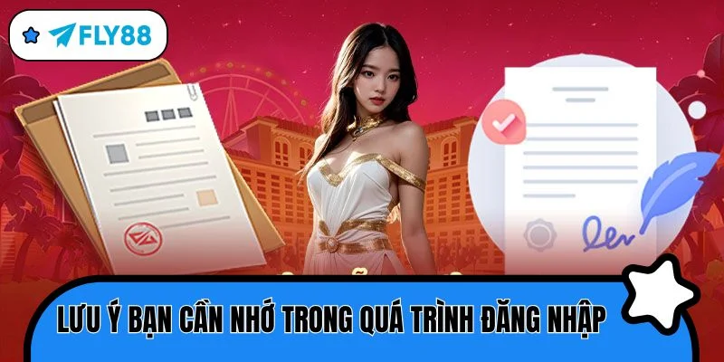 đăng nhập lưu ý